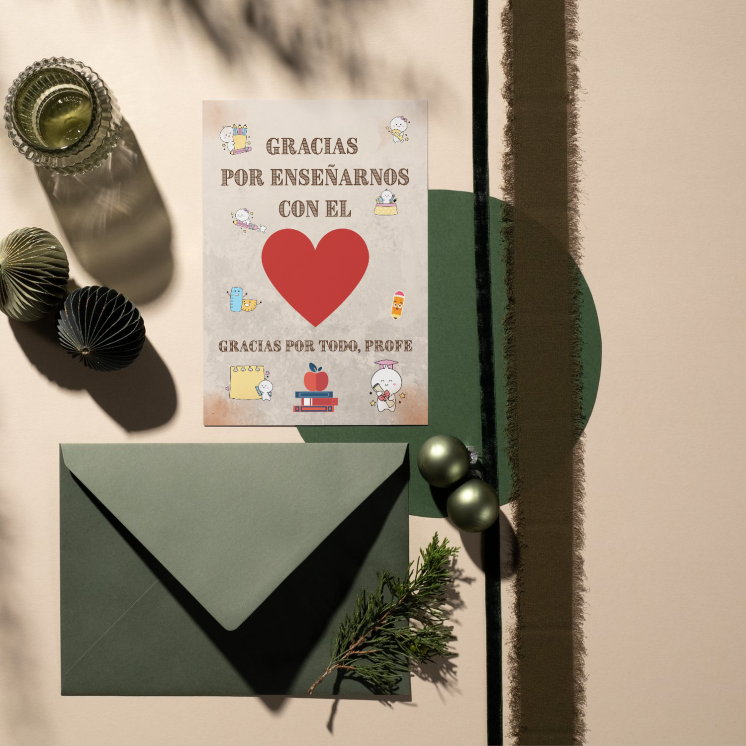 regalos fin de curso; profesores y graduación