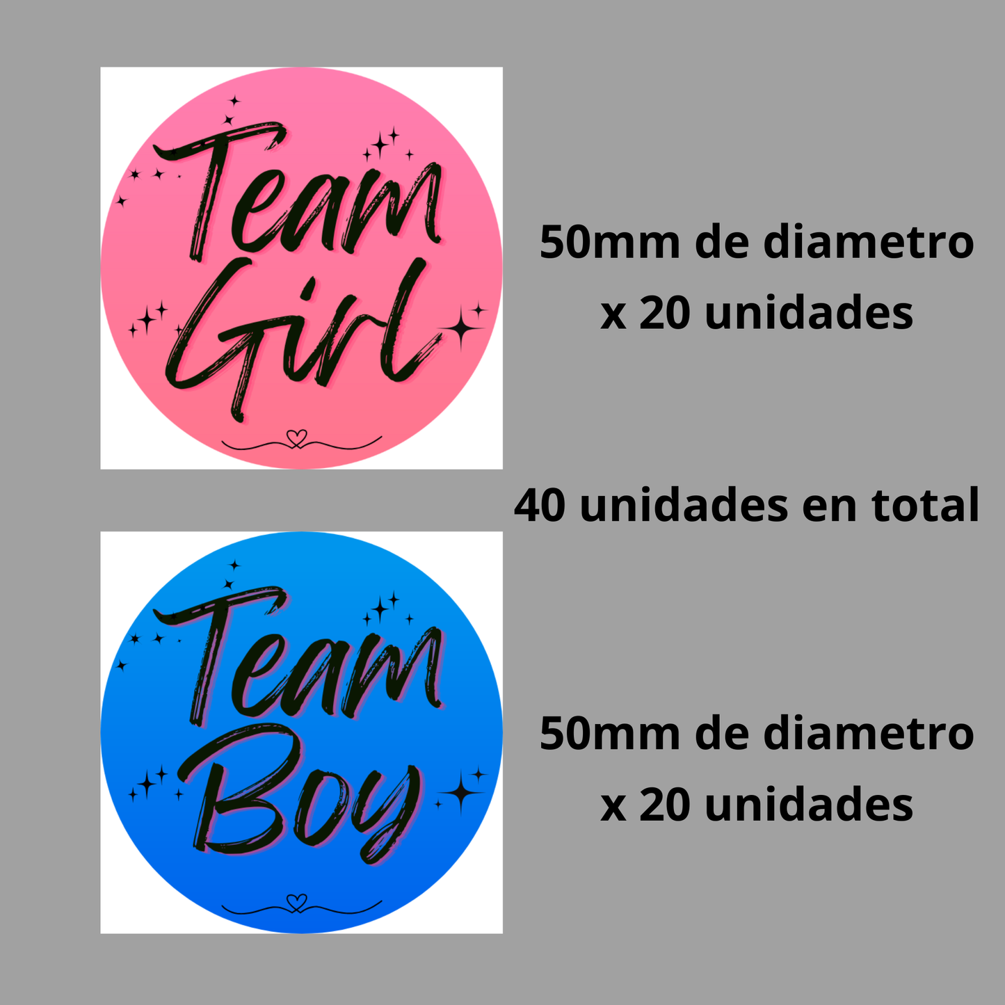 Mega Pack Gender Reveal — Globo revelación + cañones rosa y azul + globos BOY & GIRL + árbol de huellas + juego de votación + adhesivos + pines (131 piezas)