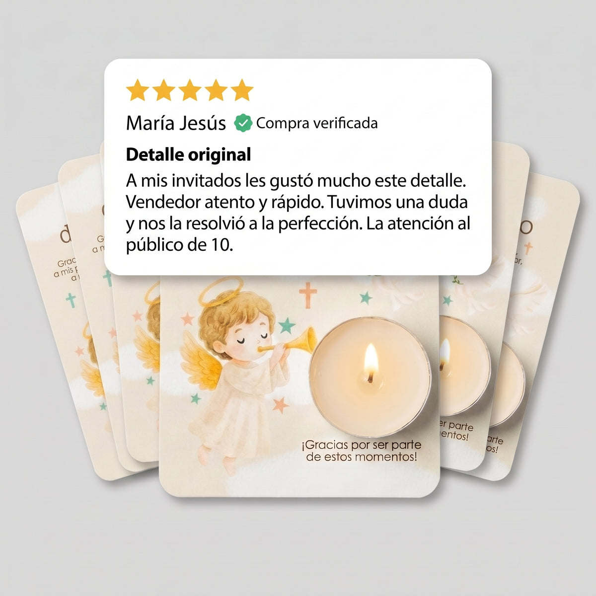 Recordatorio regalo para bautizo - Detalles invitados fiesta nacimiento del bebé