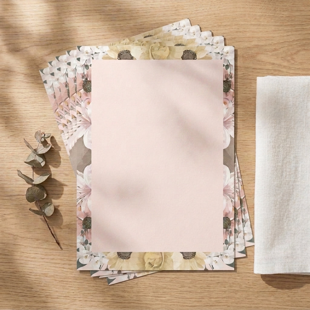 Menú personalizable comunión y bautizo | Pack disponibles 10, 20, 40 | Plantilla floral menú de eventos