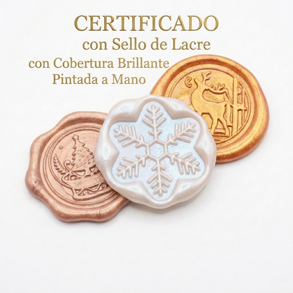 Decoración Navidad Papá Noel con Certificado de niño Bueno